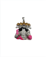 925 Sterling Silver Panchmukhi Hanuman Pendant - 2