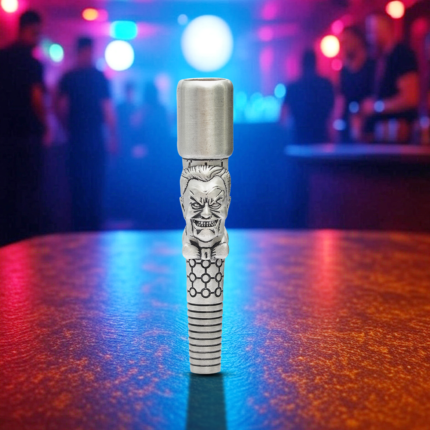 925 Sterling Silver Ultra Light Weighted Joker Humorist Hookah Filter